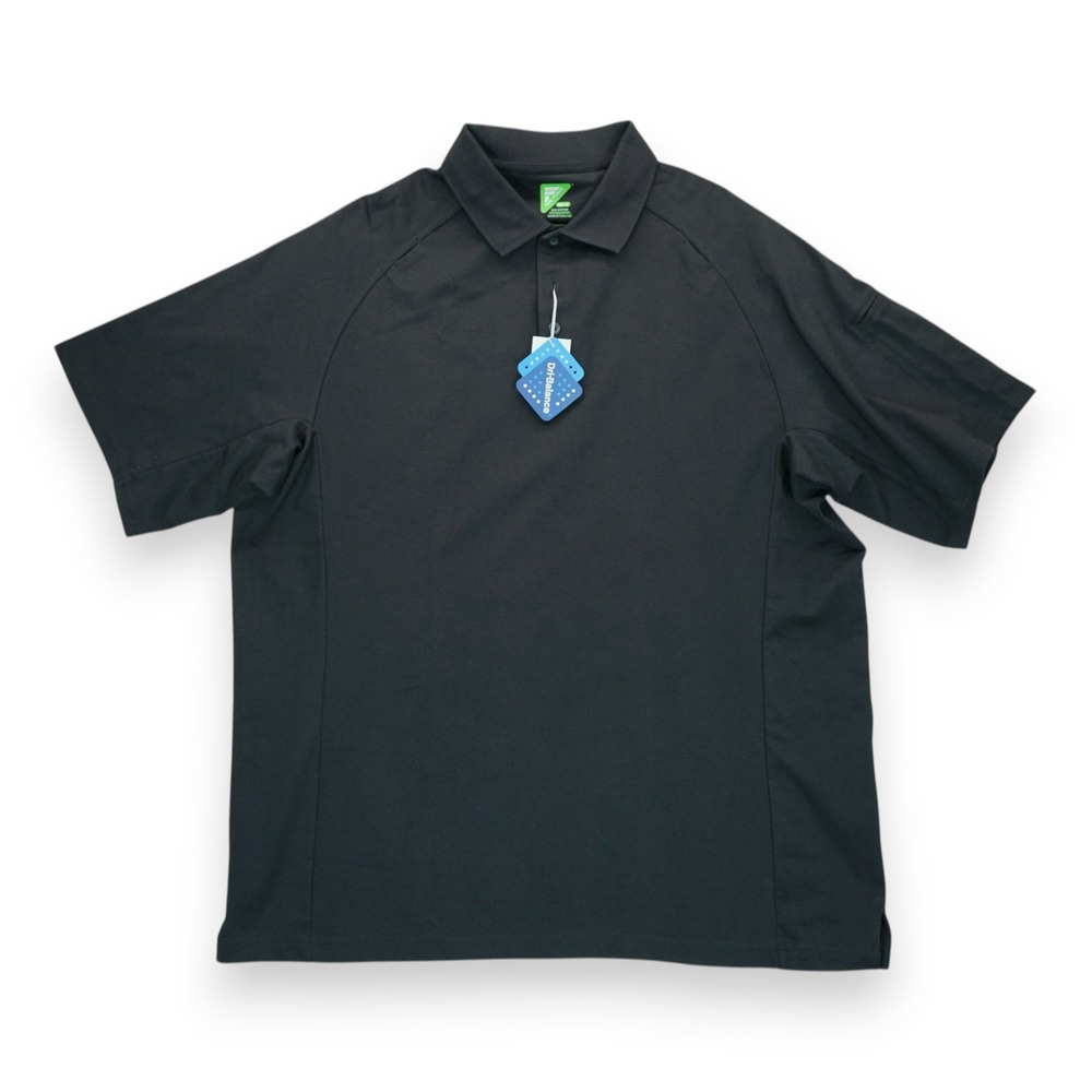 NWT THE FORCE Men's‎ Polo Shirt Dri-Balance Size XL ~ Black